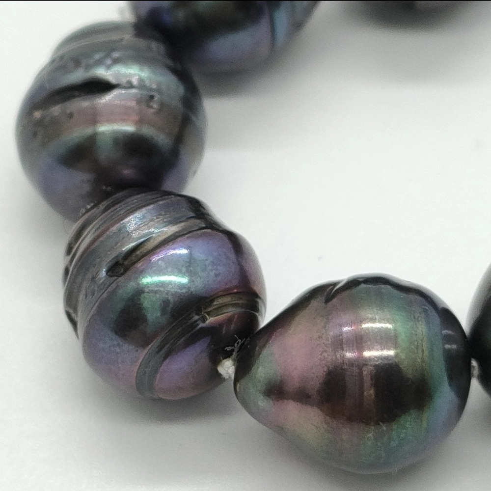 Pearl necklace Silver Clasp - Picture 5 of 10